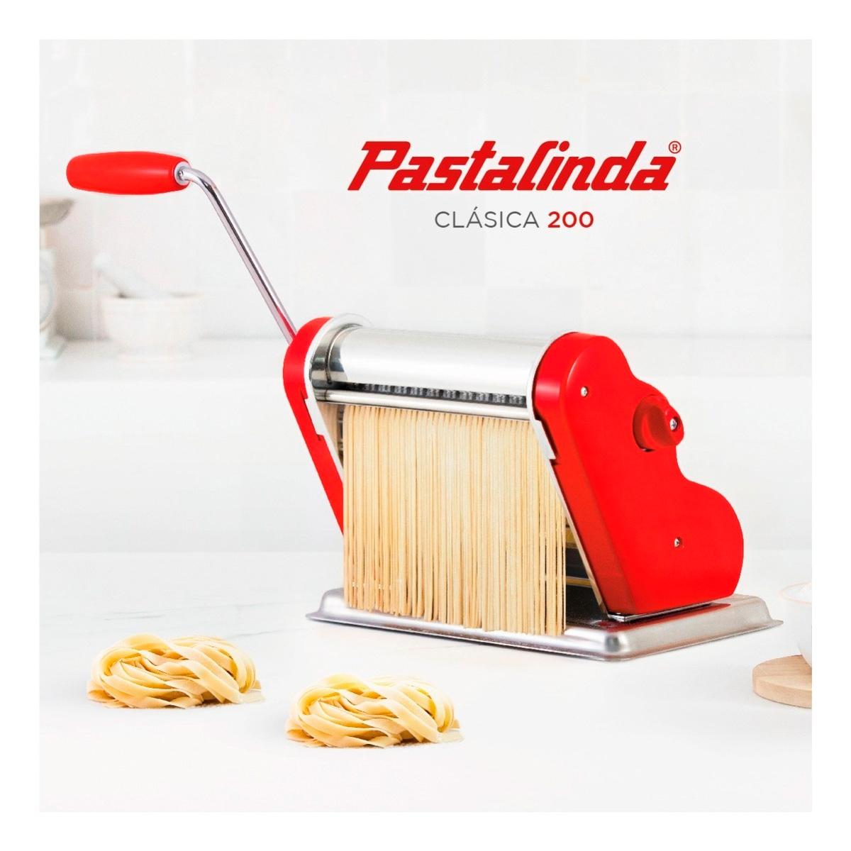 Maquina De Pastas Pastalinda Clásica 200 Roja 20Cm